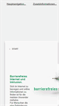 Mobile Screenshot of barrierefreiesweb.de