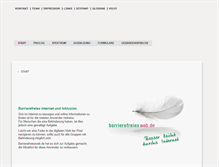 Tablet Screenshot of barrierefreiesweb.de